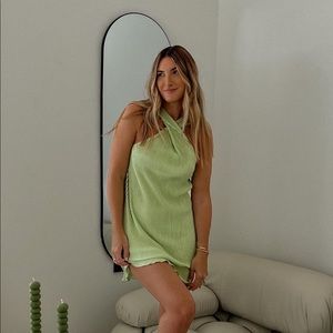 Lime green dress